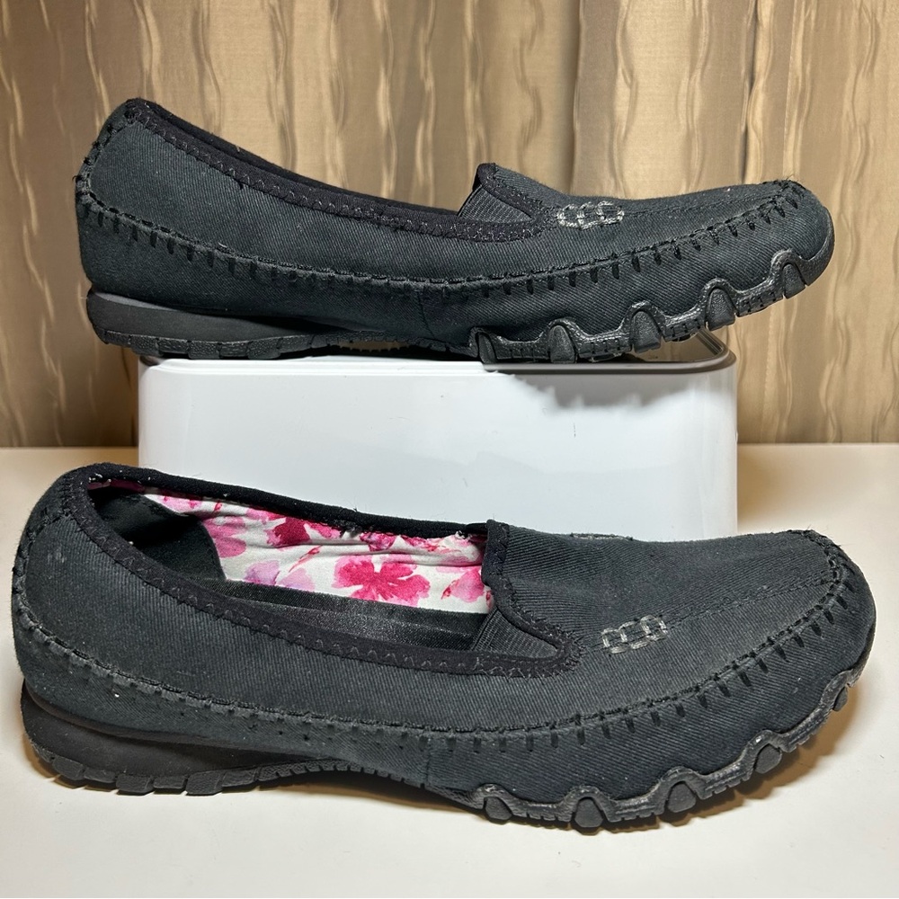 Skechers Shoes Women's 9 Jaywalk Relax Memory Foam Slip On Black Casual SN49020